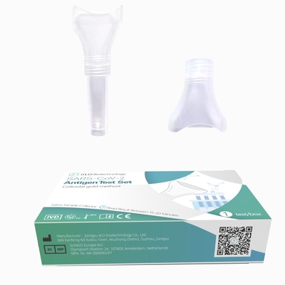 iiLO Bộ tự kiểm tra kháng nguyên SARS-CoV-2 bằng nhựa Bộ lấy mẫu nước bọt 1 xét nghiệm / hộp
