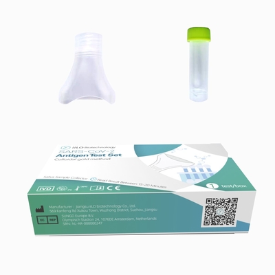 Bộ tự kiểm tra kháng nguyên nước bọt bằng nhựa 1 Thử nghiệm / Hộp SARS-CoV-2