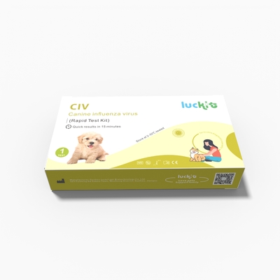 Luckit Canine Influenzavirus CIV Bộ xét nghiệm vật nuôi Phản ứng nhanh Rapid Class I